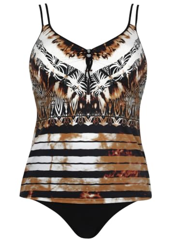 Sunflair Tankini Zweiteiler mit aushakbaren und verstellbaren Trägern eingearbeitete Softschalen großer Cup Tailienslip im Sale