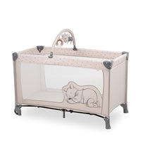 Thumbnail for hauck Kinderreisebett Dream N Play Go mit Spielbogen, Rollen und Transporttasche, Klein Zusammenklappbar, Baby Reisebett Kleinkind ab Geburt bis 15 kg (Disney Pooh Rainbow Beige) im Sale