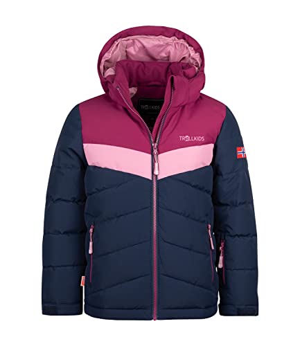 Trollkids Girls Gryllefjord Jacket 152, Blue on sale