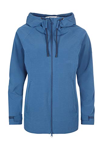 ELKLINE Women's Rain Jacket Singyoursong | Raincoat waterproof, breathable, mid-length with hood | 2022020, color: stellar blue, on sale