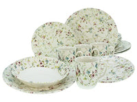 Thumbnail for CreaTable, 22906, Serie Rose Garden, 16-teiliges Geschirrset, Kombiservice aus Steingut, spülmaschinen- und mikrowellengeeignet, Qualitätsproduktion im Sale