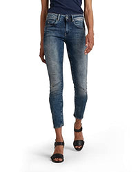 Thumbnail for G-Star Damen Arc 3D Mid Waist Skinny Jeans, Blau (medium aged D05477-8968-071), 30W / 32 im Sale