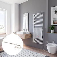 Thumbnail for Schulte Europa heated towel rail filled with heating element 1, right-hand mounting, alpine white, 153.5 x 60 cm, 600 watts on sale