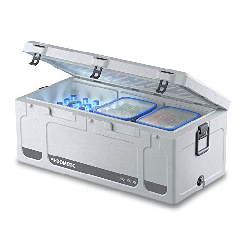 DOMETIC Cool-Ice CI 110, portable passive cooler / ice box, 111 liters, for car, truck, boat or camping, ideal for anglers and hunters
