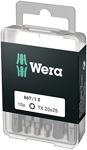 Wera Bit-Sortiment, 867/1 TX 15 DIY, TX 15 x 25 mm (10 Bits pro Box), 05072407001 im Sale