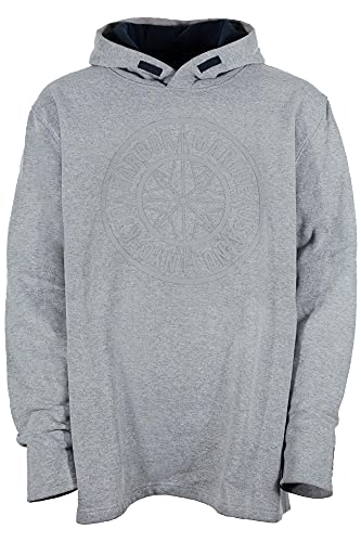 Kitaro Hoody Kapuzenpullover Sweatshirt Pulli Herren Plusgröße, Farbe:rot, Herrengrößen:3 im Sale