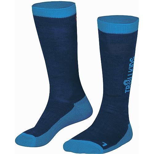 Trollkids SKI SOCKS ski socks, pink/navy blue, on sale