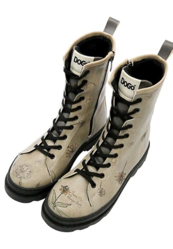 DOGO Gisele - There is Always Hope - Vegane Damen Boots Frauen Stiefelette -Bunte und Comfort Stiefel 39 im Sale