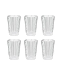Thumbnail for Pilastro drinking glass set of 6, transparent 0.33L H 11cm Ø 8cm on sale