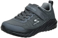 Thumbnail for Skechers Boys' Nitro Sprint Karvo Sneaker, Charcoal Textile Black Gray Trim, 34 EU on Sale