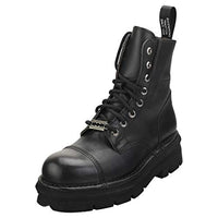 Thumbnail for New Rock Military Stylish Boots Unisex Stiefel Klassisch Black - EU im Sale