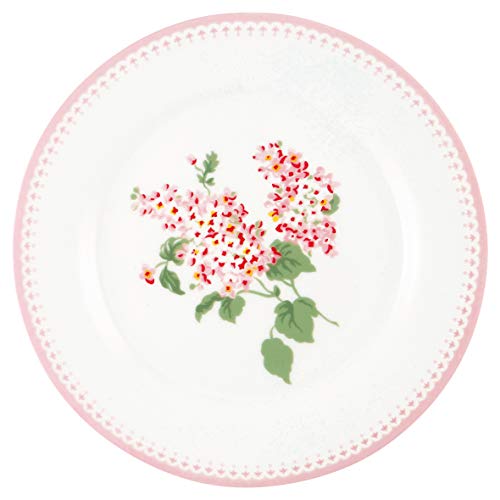 GreenGate - Plates, Cake Plates, Breakfast Plates - Luna White - Porcelain - D 20.5 cm on sale