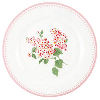 Thumbnail for GreenGate - Plates, Cake Plates, Breakfast Plates - Luna White - Porcelain - D 20.5 cm on sale