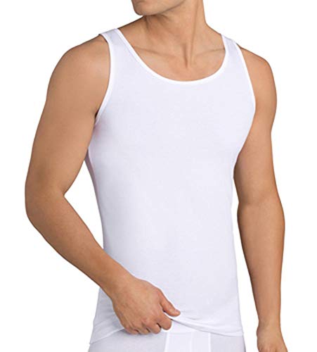Sloggi Herren Mens 24/7 Sh 02 Vest 2p Unterhemd, Weiß, 6 EU im Sale