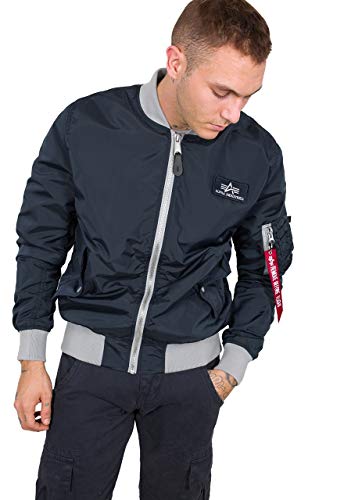 Alpha Industries Herren MA-1 TTC Bomberjacke, Rep.Blue, im Sale