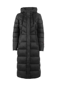 Thumbnail for Cavallo Meadow eleganter Maxi Mantel mit großer Kapuze Black Sportswear HW 2024, im Sale