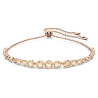 Thumbnail for Swarovski Emily Bracelet, Rose Gold Plated Women's Bracelet with Radiant Swarovski Crystals on Sale