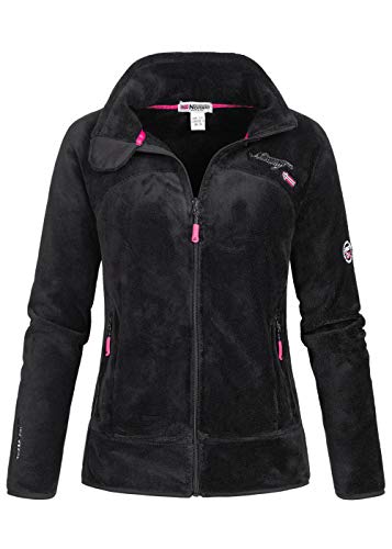 Geographical Norway Upaline Lady - Fleece Jacket Women Fine Women Warm Fermetur Zip - Jacket Fleece Autumn Winter Spring Warm Women - Long Sleeve Pullover Fur Soft Comfort Outdoor (Taupe L) on Sale