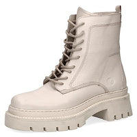 Thumbnail for CAPRICE Damen Stiefeletten zum Schnüren Memotion aus Leder Plateau Weite G, Beige (Beige Nappa), 39 EU im Sale