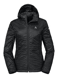 Thumbnail for Schöffel Damen Padded Jacket Stams L, leichte, winddichte Winter Wanderjacke mit Recycling-Wattierung, atmungsaktive, wasserabweisende Outdoorjacke, black, 40 im Sale