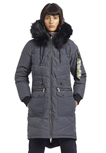 khujo Luana Jacket 1092CO173-281 Damenjacke Charcoal Gr. im Sale
