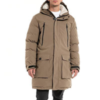 Thumbnail for Replay Men's Hooded Parka Jacket, Earth 557 (Brown), on Sale