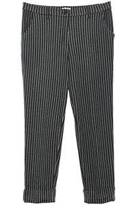 Thumbnail for Kj Brand Hose Anzughose Pants Nadelstreifen Slim Fit Damen Viskose Plusgröße, Farbe:anthrazit, Damengrößen:50 im Sale