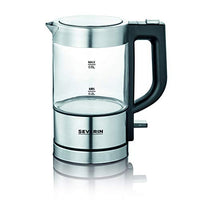 Thumbnail for SEVERIN Mini Glas Wasserkocher 0,5 L, leistungsstark und kompakt in hochwertigem Design, elektrischer Wasserkocher mit Kalkfilter, Edelstahl/schwarz, WK 3472 im Sale