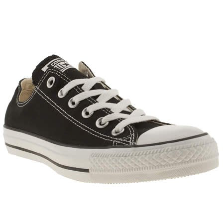 Converse Unisex Adult Low Top Sneakers Chuck Taylor All Star OX Black 37.5 on Sale