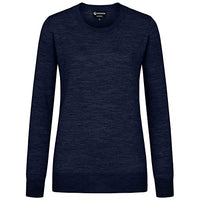 Thumbnail for GIESSWEIN Merino Sweater Women's Light Round Neck - 100% finest Merino lambswool, elegant knitted sweater for women, thin wool sweater for women autumn & winter on sale