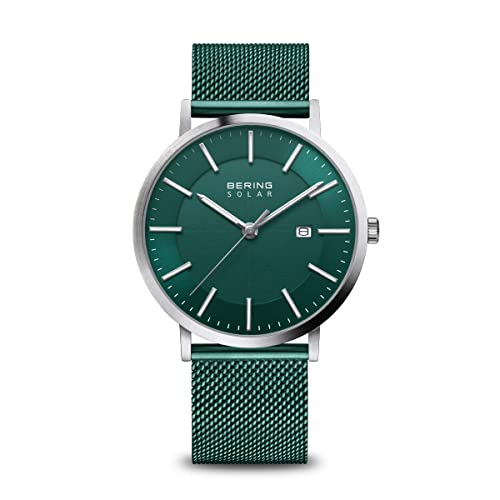 BERING men's watch analog solar with Milanese strap 15439-808 on sale