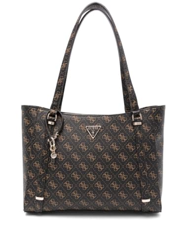 GUESS Eco Erica Elite Tote Bag Brown Logo im Sale
