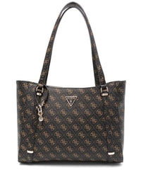 Thumbnail for GUESS Eco Erica Elite Tote Bag Brown Logo im Sale