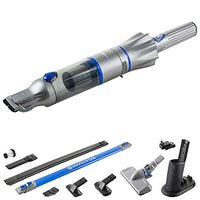 Thumbnail for Genius A82123, Invictus One 2.0 Handstaubsauger + Bodenstaubsauger 15-TLG blau-Handsauger beutellos & kabellos mit 13000PA | 2X HEPA Filter, Lithium Ionen Akku, Zusatz Bürsten-Set, 90 W im Sale