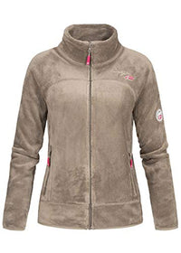 Thumbnail for Geographical Norway Upaline Lady - Fleece Fine Frauen Warm Fermetur Zip - Jacke Herbst Winter Frühling Warm Frauen - Long Sleeve Pullover Pelz Weich Komfort Outdoor (Hellgrau - im Sale
