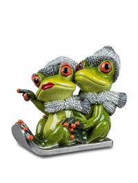 Thumbnail for formano Froschpaar im Strandkorb 16 cm Figur lustige Frösche Dekoration im Sale