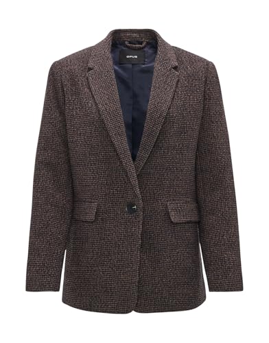OPUS Damen Blazer | Blazer JENDALA Regular aus Woll Mix Coal Blue, 36 im Sale