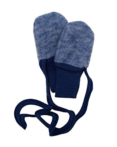 Cosilana, Baby Fleece Fäustel ohne Daumen, 60% Wolle (kbT), 40% Baumwolle (KBA) (Einheitsgröße, Grau meliert) im Sale