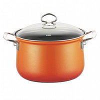 Thumbnail for Riess, 0659-034, Fleischtopf mit Glasdeckel, NOUVELLE, CORALL, Durchmesser 24 cm, Höhe 22.5 cm, Inhalt 6.0 Liter, Emaille, orange, Induktion im Sale