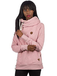 Thumbnail for Naketano Damen Kapuzenpullover , Schmutzmuschi Pink Melange, Medium