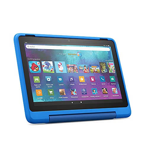Fire HD 10 Kids Pro Tablet | For elementary school age and up | 25.6 cm (10.1-inch) Full HD (1080p) screen, 32 GB, child-friendly case with "spaceship" design