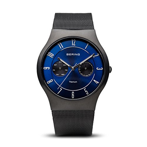 BERING Men's Watch Quartz Movement - Titanium Collection with titanium and sapphire crystal 11939-078 on sale