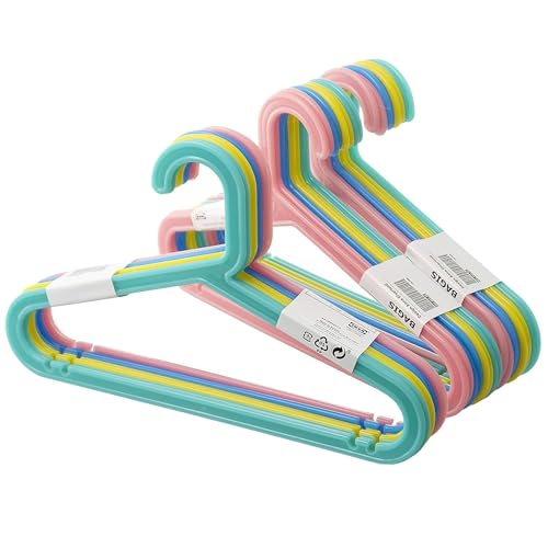 Ikea BAGIS set of 24 children's hangers in pastel colors