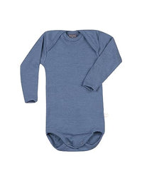Thumbnail for Dilling Baby Body Long Sleeve - Organic Merino Wool Natural on Sale