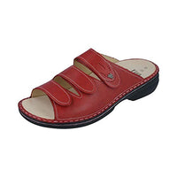 Thumbnail for Finn Comfort Women's Kos Mules, Black (Black/Jasmine) on Sale