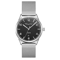 Thumbnail for THOMAS SABO Unisex Erwachsene Analog Quarz Uhr mit Edelstahl Armband WA0339-201-203-40 mm im Sale