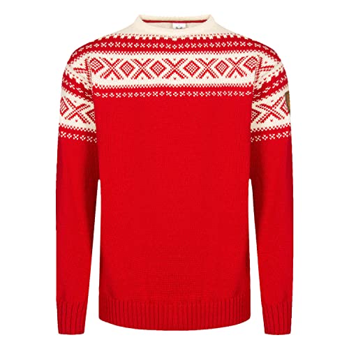 Dale of Norway Cortina 1956 Unisex Sweater - 100% Wolle Pullover für Damen und Herren - Rundhals Sweater - Pullover Sweaters, Hellkohle Mel Off-white, 3X-Groß im Sale