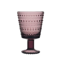 Thumbnail for Iittala Glas Set 2-teiliger Kastehelmi aus Glas, in der Farbe Violett, 26 cl, Abmessungen: 7,7x7,7x8,8 cm, 1070202 im Sale