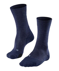 Thumbnail for FALKE Herren Wandersocken TK2 Explore Wool So Wolle Funktionsmaterial antiblasen dick 1 Paar, Blau Jeans 6670, 46-48 im Sale