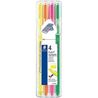 Thumbnail for Staedtler triplus 362 SB4 textsurfer Textmarker, 4 Stück in aufstellbarer Staedtler-Box, Neon im Sale